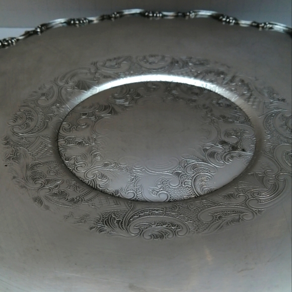 Sterling Silver Sheffield Reproduction Plate - Picture 4 of 8